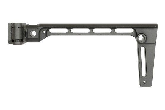Side folding 6061 aluminum pistol brace, black.